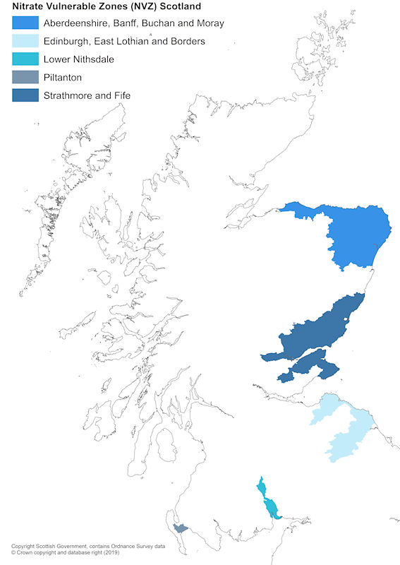 Nitrate Vulnerable Zones - Scotland