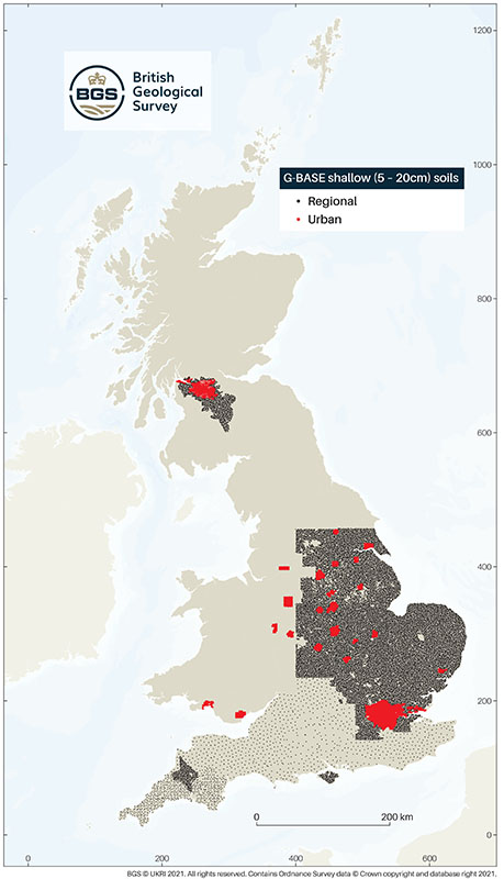 G-BASE topsoil (points) map